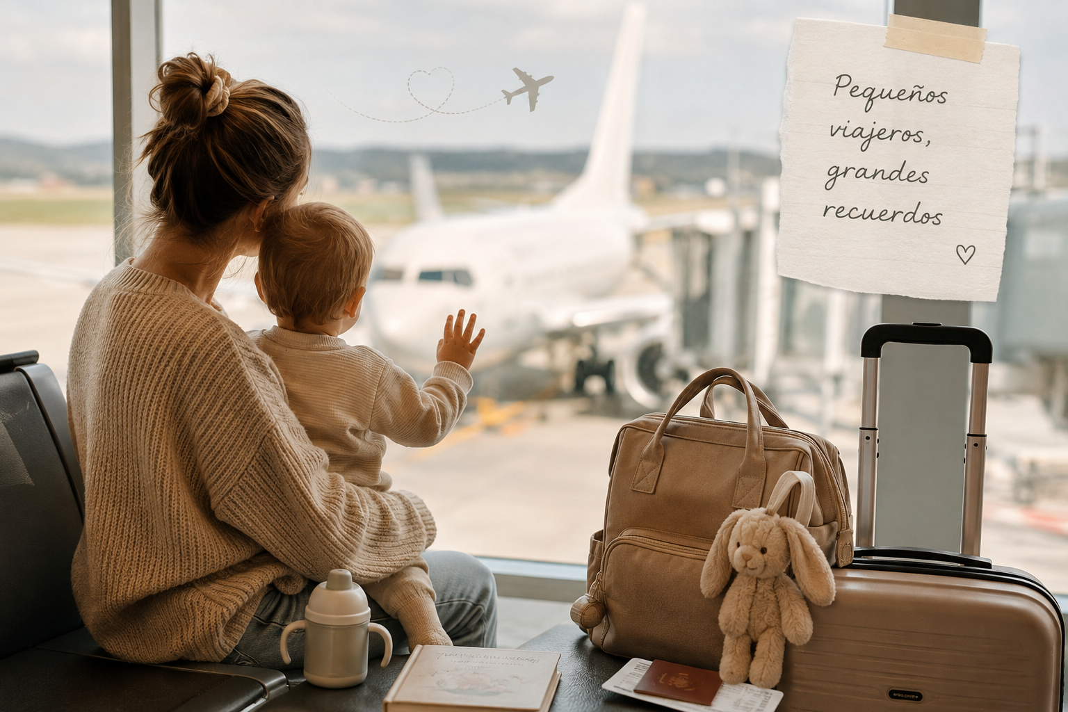 Pequeños viajeros: nuestros consejos para volar con bebés y niños